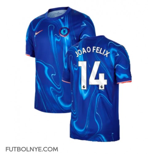 Camiseta Chelsea Joao Felix #14 Primera Equipación 2024-25 manga corta